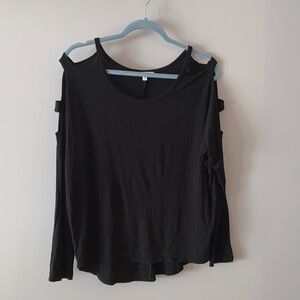 Black long sleeve Small with arm cut outs acemi